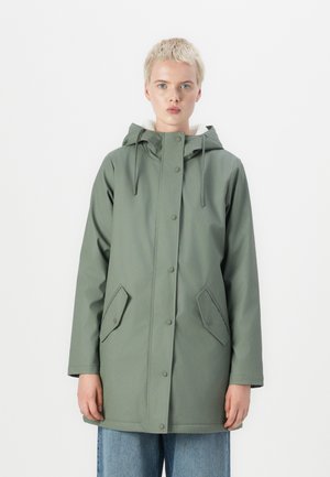 ONLSALLY RAINCOAT - Vinterkåpe / -frakk - castor gray