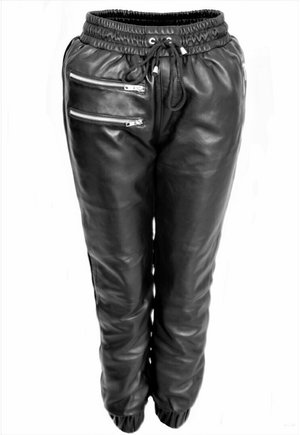 TORONTO - Lederhose - schwarz