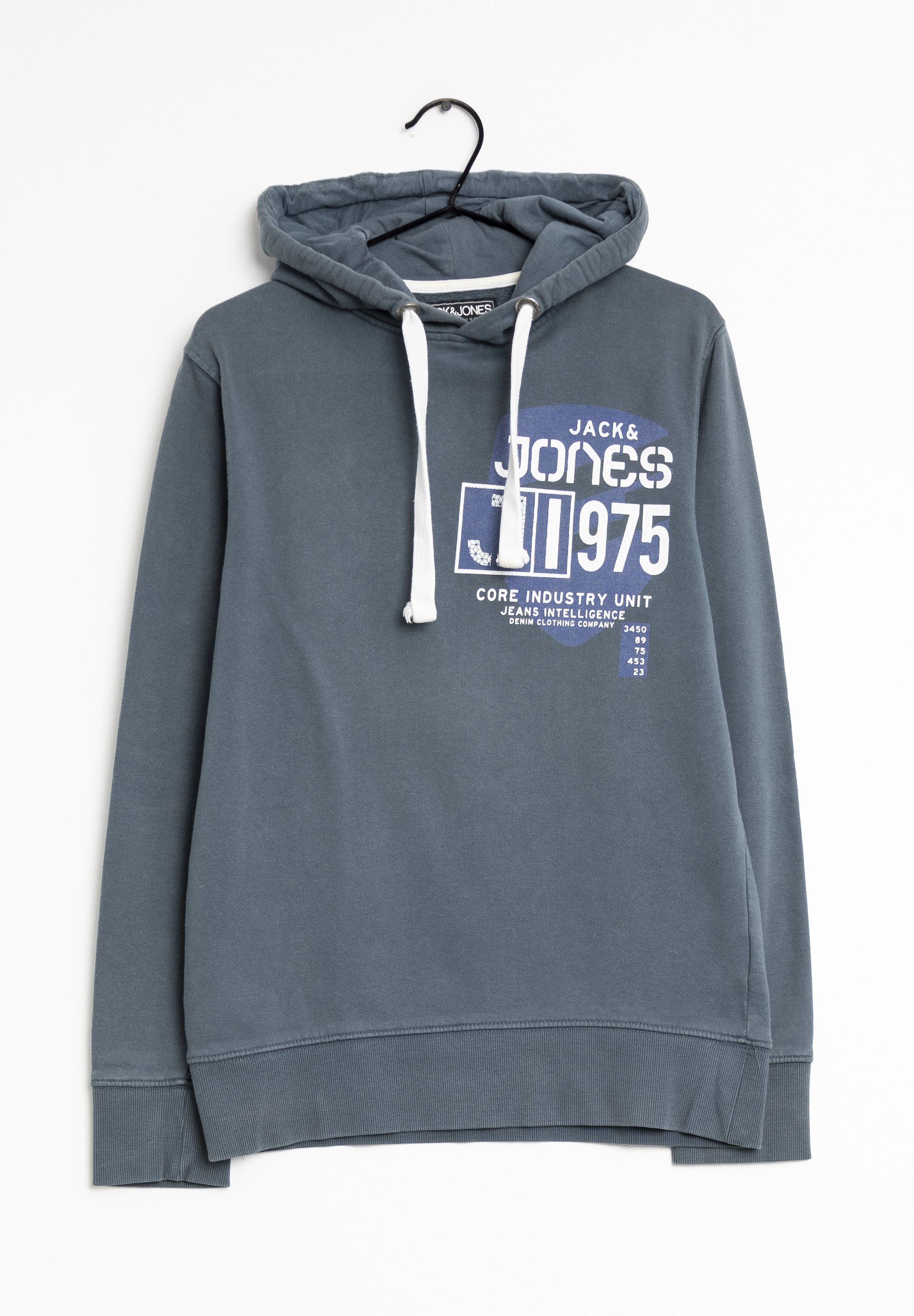 Jack Jones Hoodie teal/petrol (Pre-owned)