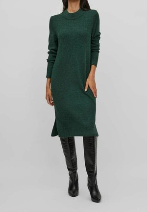 Strickkleid - green