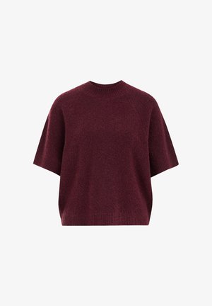 WE Fashion Strickpullover - burgundy red