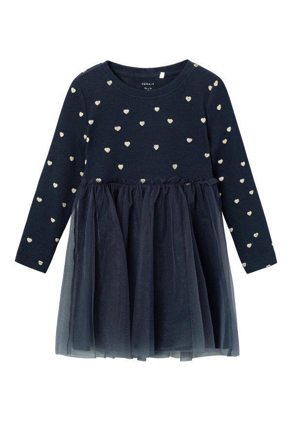 NMFNADJA DRESS - Cocktailkleid/festliches Kleid - dark sapphire