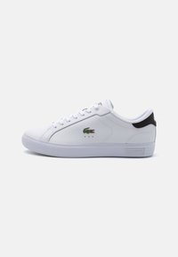 Lacoste - POWERCOURT 125 - Sneakers basse - white/black Immagine in miniatura 1