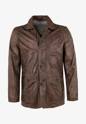 Mark Maddox ANTHONY - Lederjacke - mocca