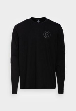 PEACHED CREW - Pižamos viršutinė dalis - black