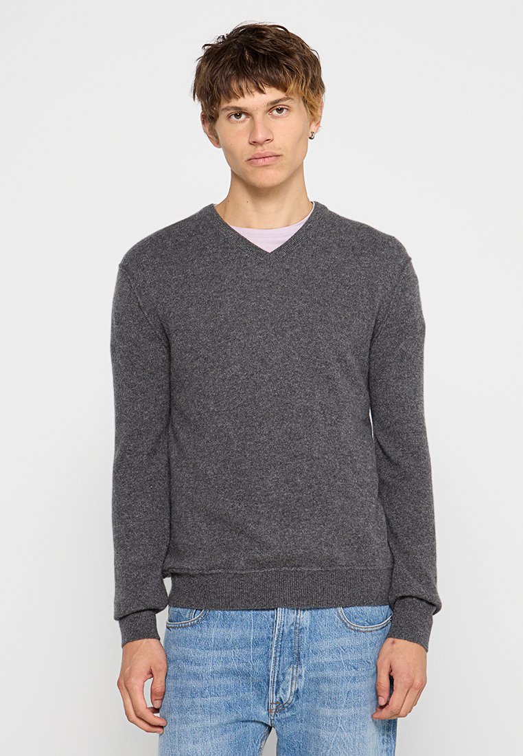 Authentic Cashmere Trui grijs Authentic Cashmere Trui grijs