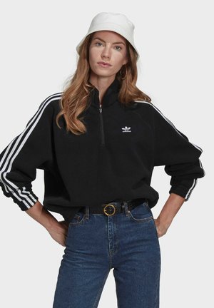 FLEECE HZ - Felpa in pile - black