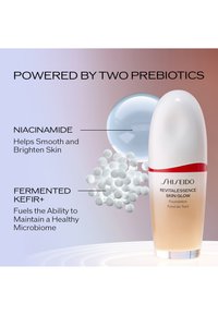 Shiseido REVITALESSENCE SKIN GLOW FOUNDATION SPF30 - Base de maquillaje - porcelain
