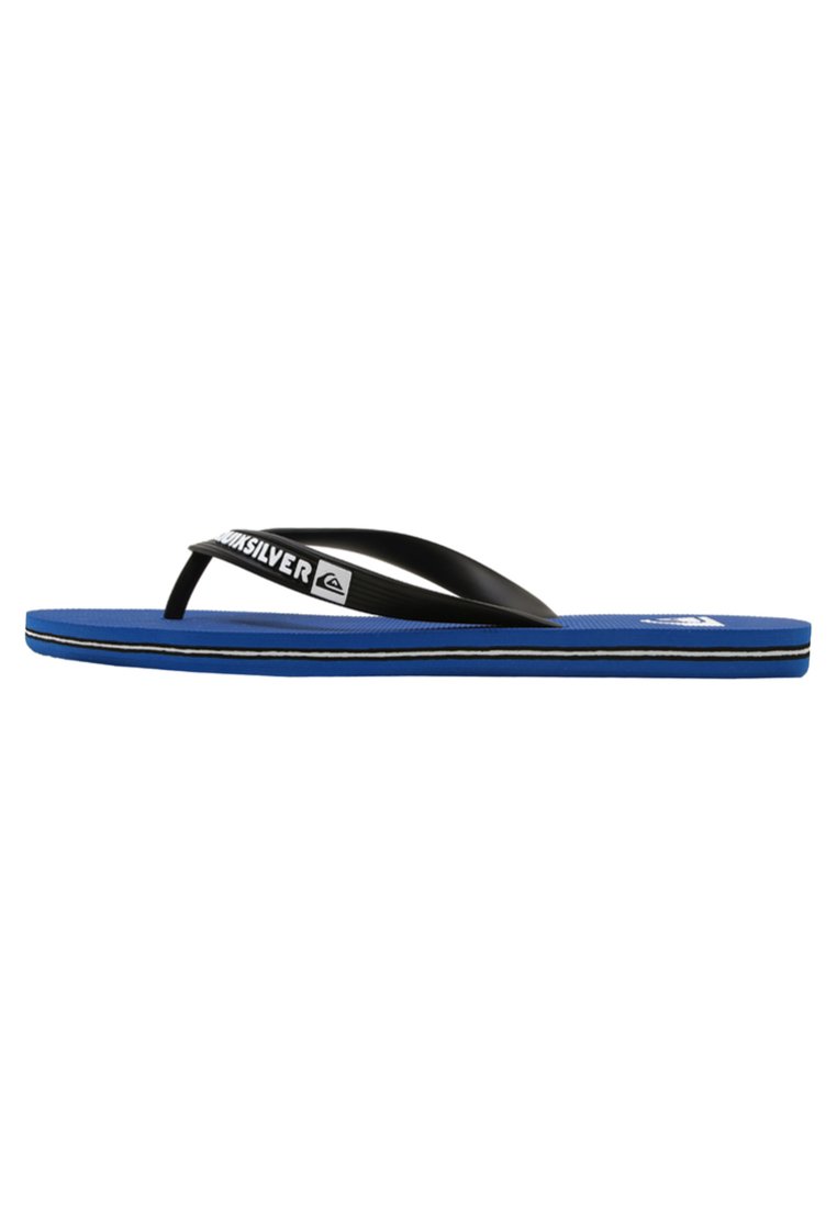MOLOKAI - Chanclas de dedo - black/blue/azul neón - Zalando.es