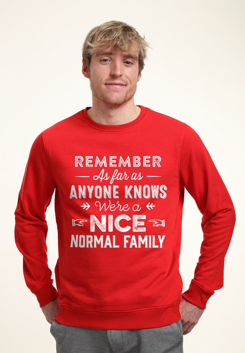 Henry Tiger NORMAL FAMILY - Sudadera - red