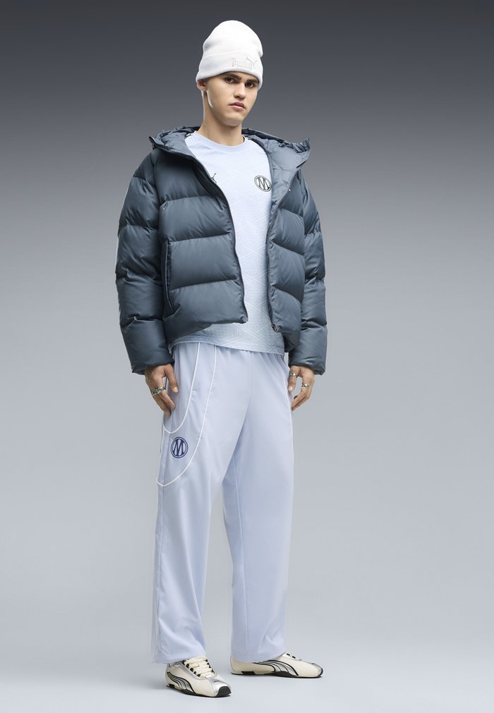 PUMA OLYMPIQUE MARSEILLE PUMATECH-X TRACK PANT WV - Club wear - snow mountain blue/blue crystal