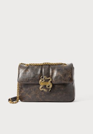 ICONIC SNAKES PUFFY - Ručna torba - brunette