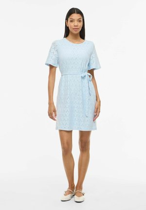 VILA MINIKLEID VIAMALINA KURZÄRMELIGES - Hverdagskjole - nantucket breeze