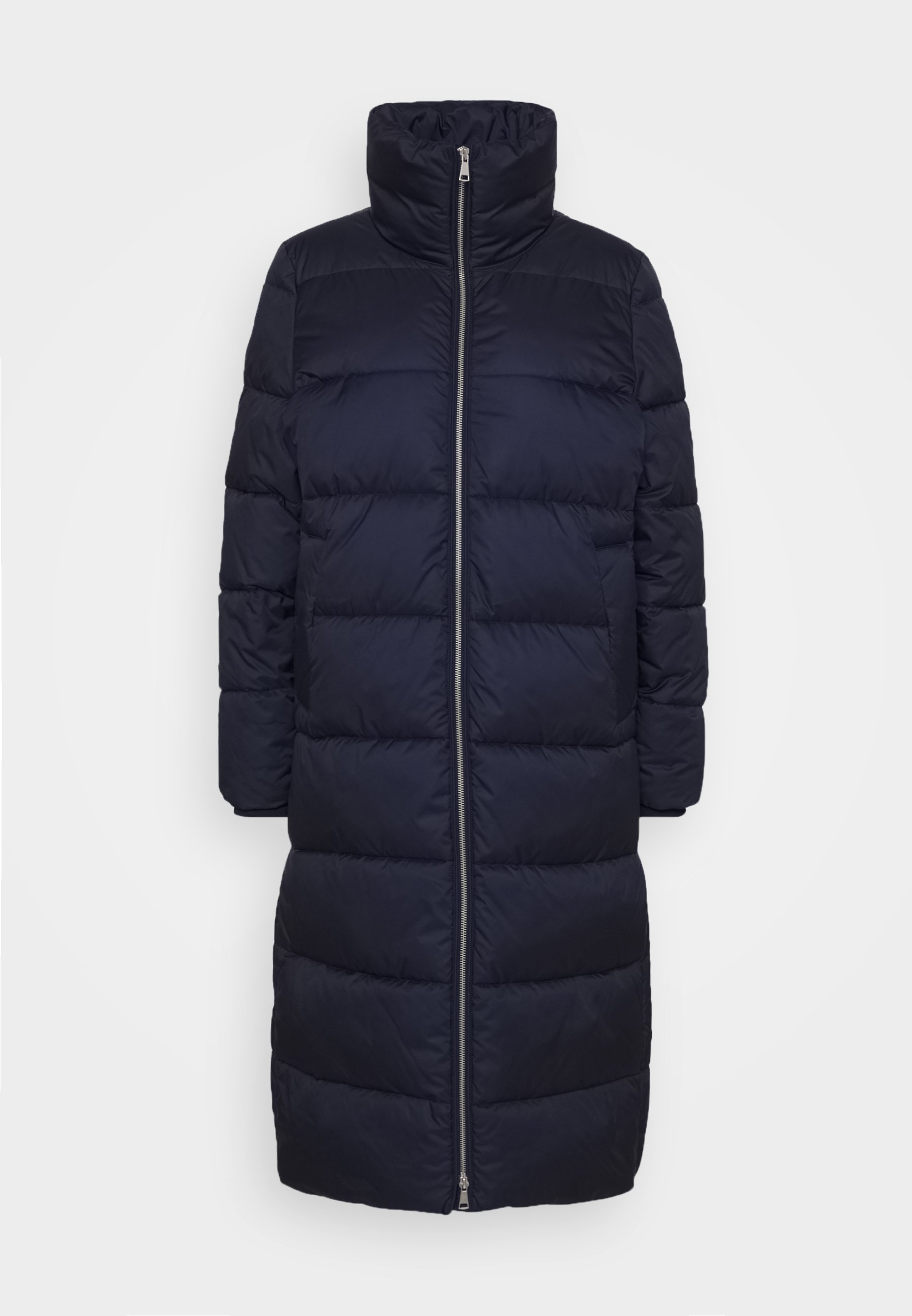 denim puffer coat