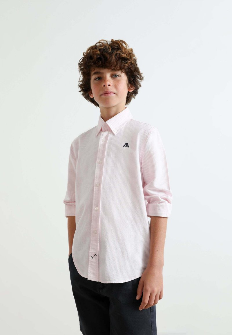 Scalpers Camisa - pink stripes