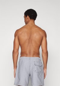 Abercrombie & Fitch PULL ON SUMMER SEERSUCKER  - Plaukimo šortai - black seersucker