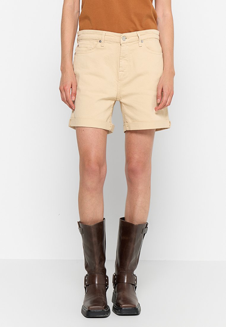 7 For All Mankind Jeansshort zandkleur 7 For All Mankind Jeansshort zandkleur