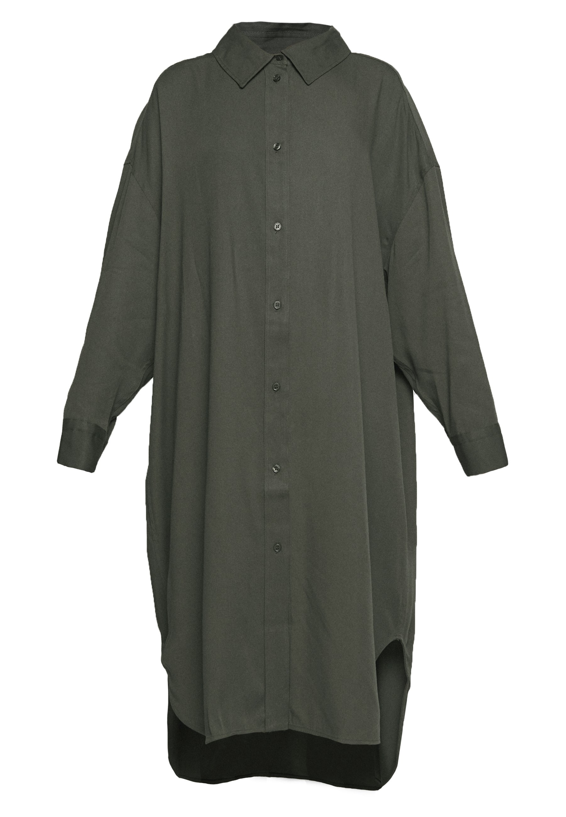 Weekday GLADYS DRESS Skjortekjole black Zalando.no Weekday GLADYS DRESS - Skjortekjole - dark dusty green