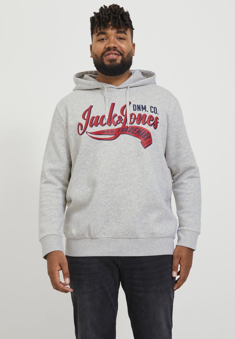 Jack & Jones - Jersey con capucha - white melange, Ampliar