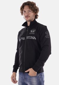 La Martina Felpa con zip - nero