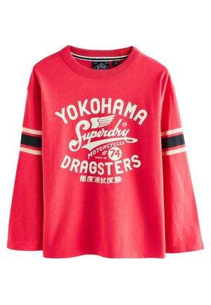 REGULAR FIT - LONG SLEEVE - Top s dlhým rukávom - red