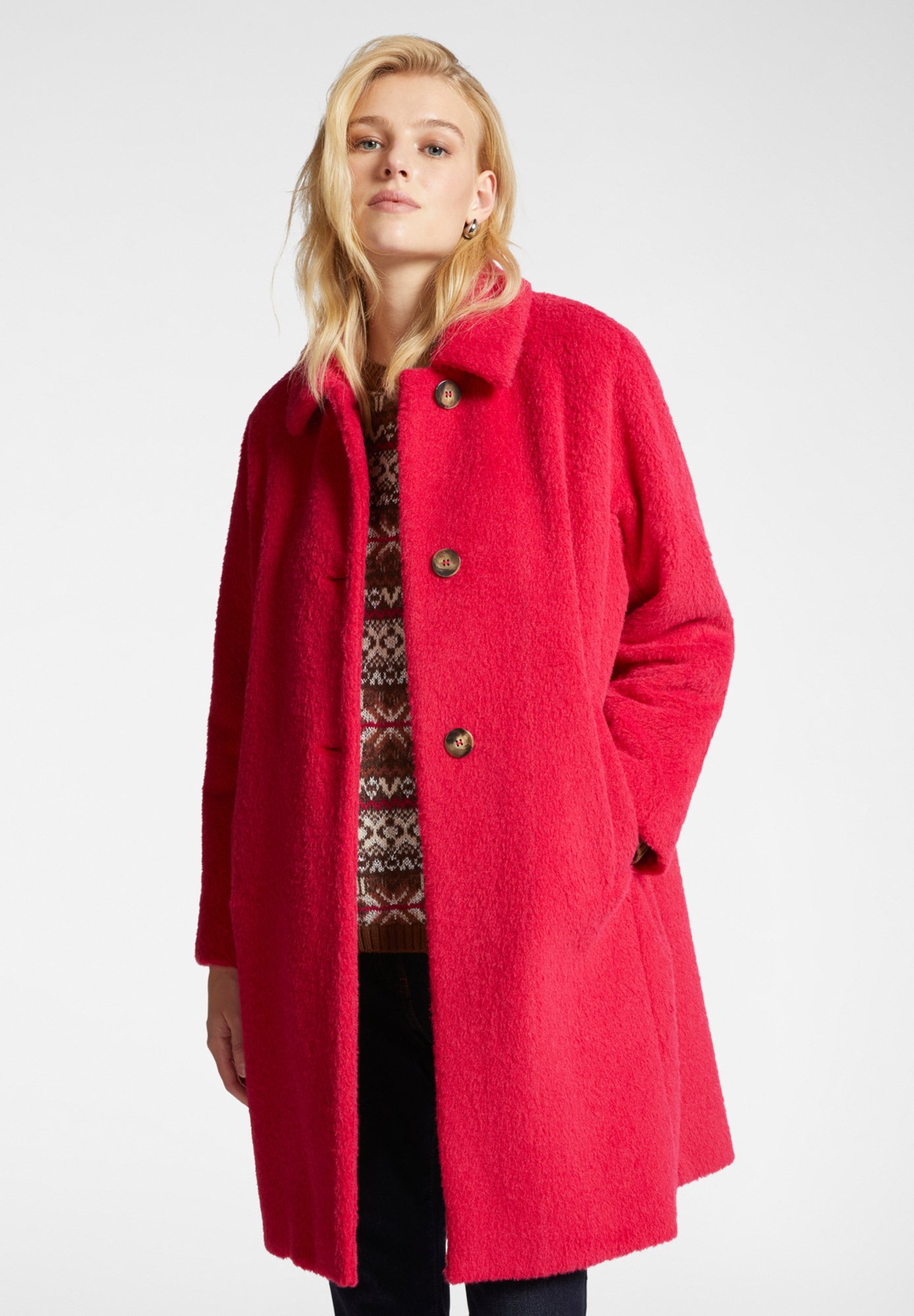 Desigual About You Roter Mantel About You Mantel Rot Icepeak