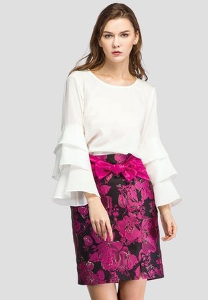CON FAJÍN - Minifalda - rosa