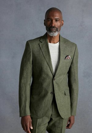 Next REGULAR FIT - Sacou de costum - olive green
