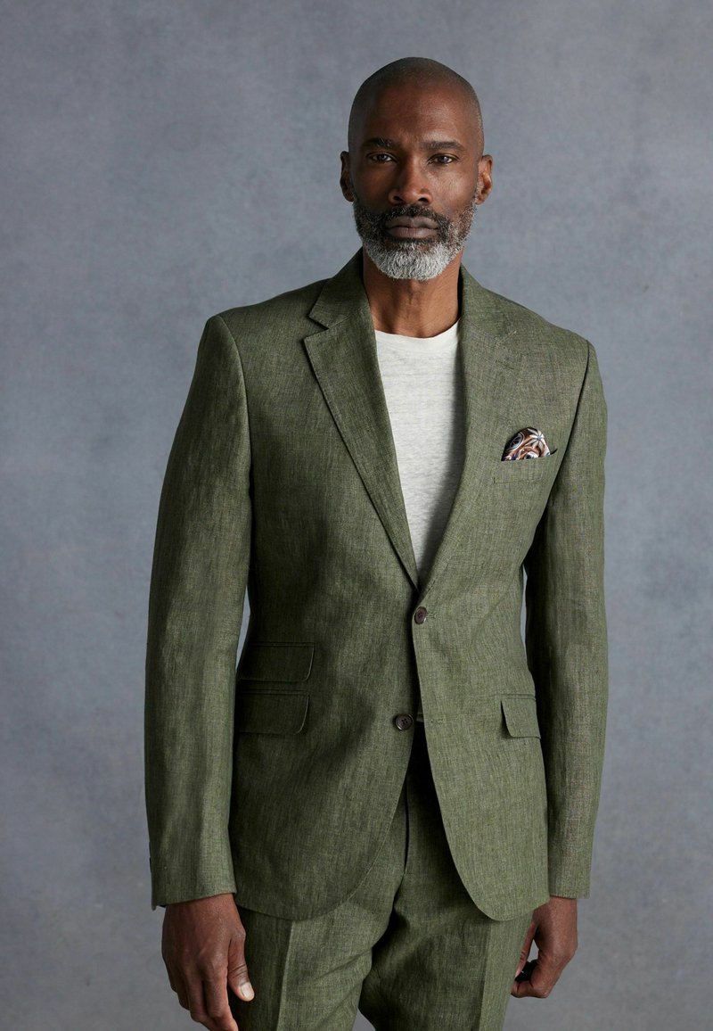 Next REGULAR FIT - Jakkesæt blazere - olive green