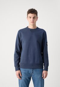 Calvin Klein Jeans BADGE CREW NECK - Felpa - ink