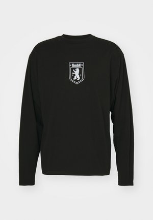 GmbH LONG SLEEVE WITH PRINT - Bluzka z długim rękawem - black