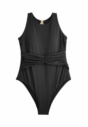 REGULAR FIT - HIGH NECK TUMMY CONTROL SPA SWIMSUIT  . - Costum de baie - black