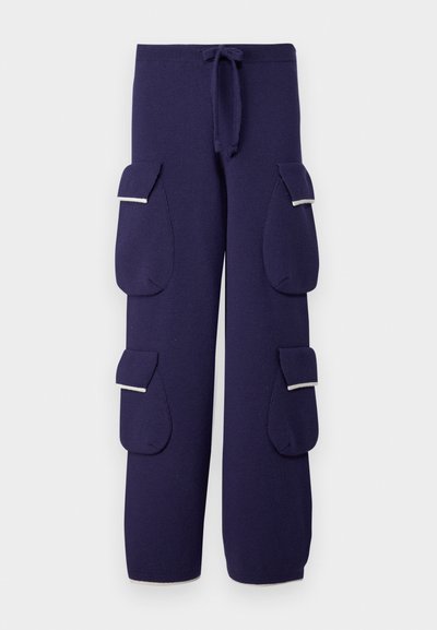 Bonsai SUPER LOOSE FIT PANT UNISEX - Cargo trousers - purple