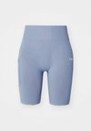 DEFINE SEAMLESS POCKET BIKER SHORTS  - Leggings - metal blue