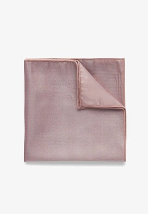 John Henric SOLID WOVEN RIBBED - Ficknäsduk - dusty pink