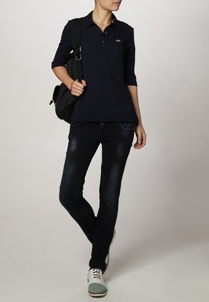 Lacoste, Polo - mottled dark blue