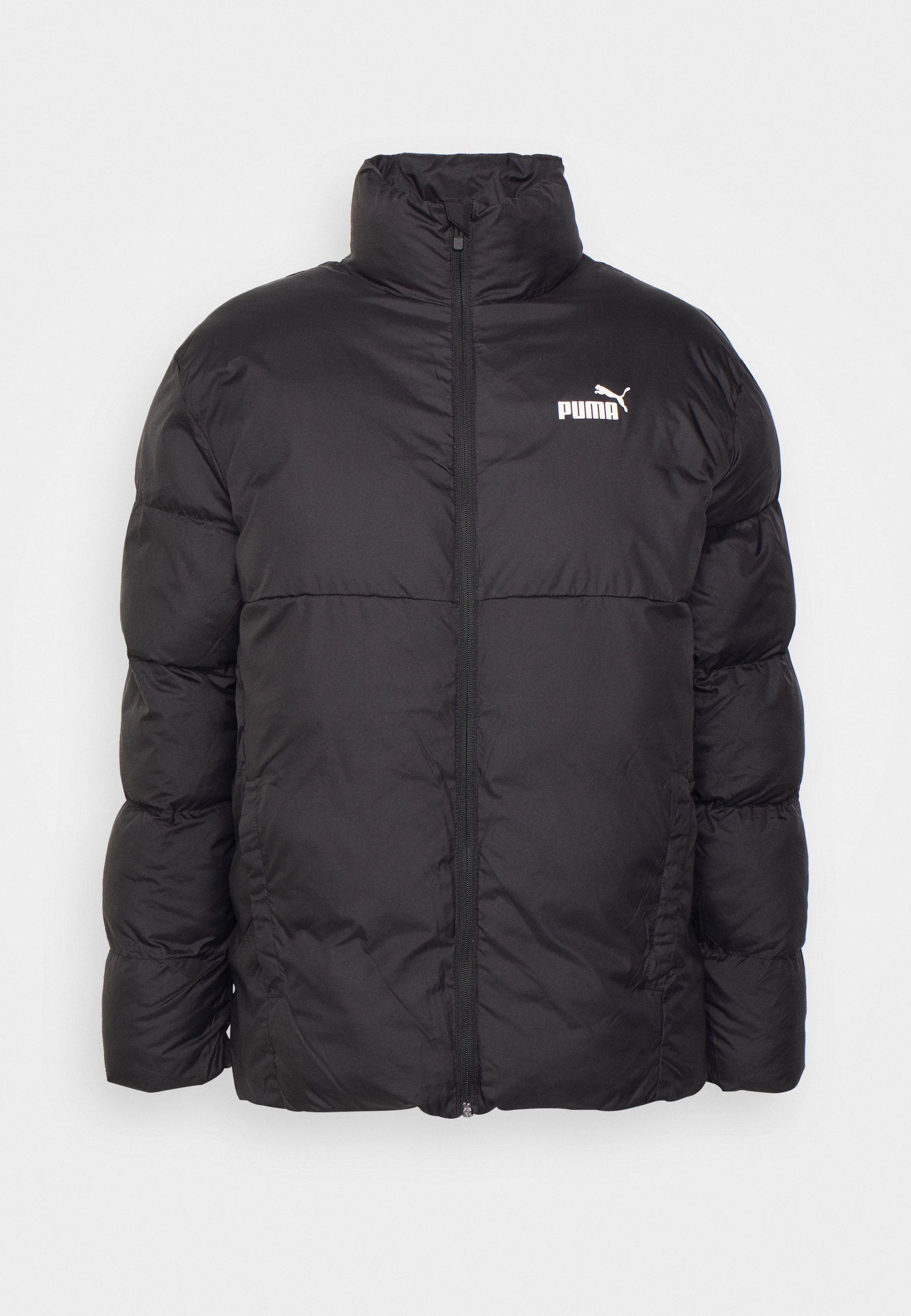 black puma puffer jacket