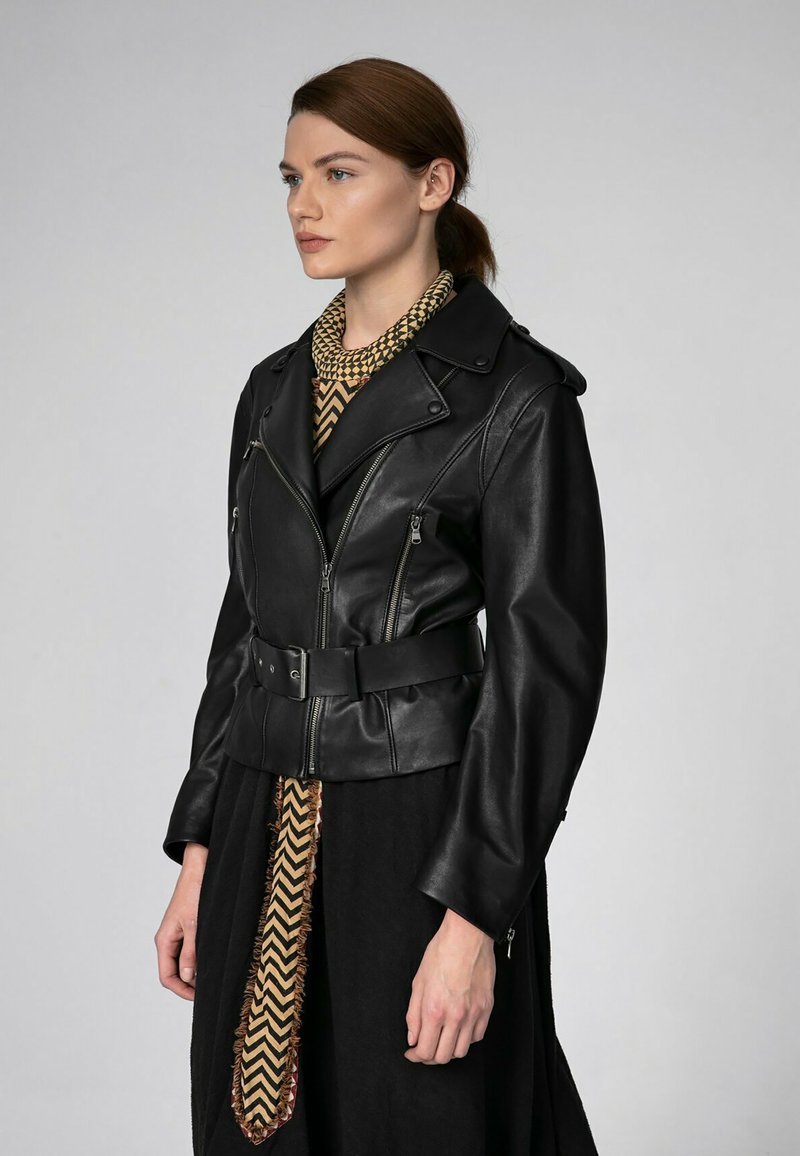 Damen Bekleidung | Vespucci by VSP HANA Lederjacke black/schwarz - MY70795 Damen Bekleidung | Vespucci by VSP HANA Lederjacke black/schwarz - MY70795
