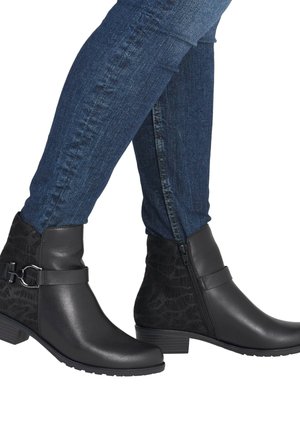Remonte Boots à talons - schwarz