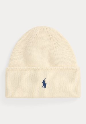 Polo Ralph Lauren KNIT WOOL BEANIE - Beanie - cream ragg