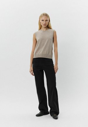 Top - brown melange