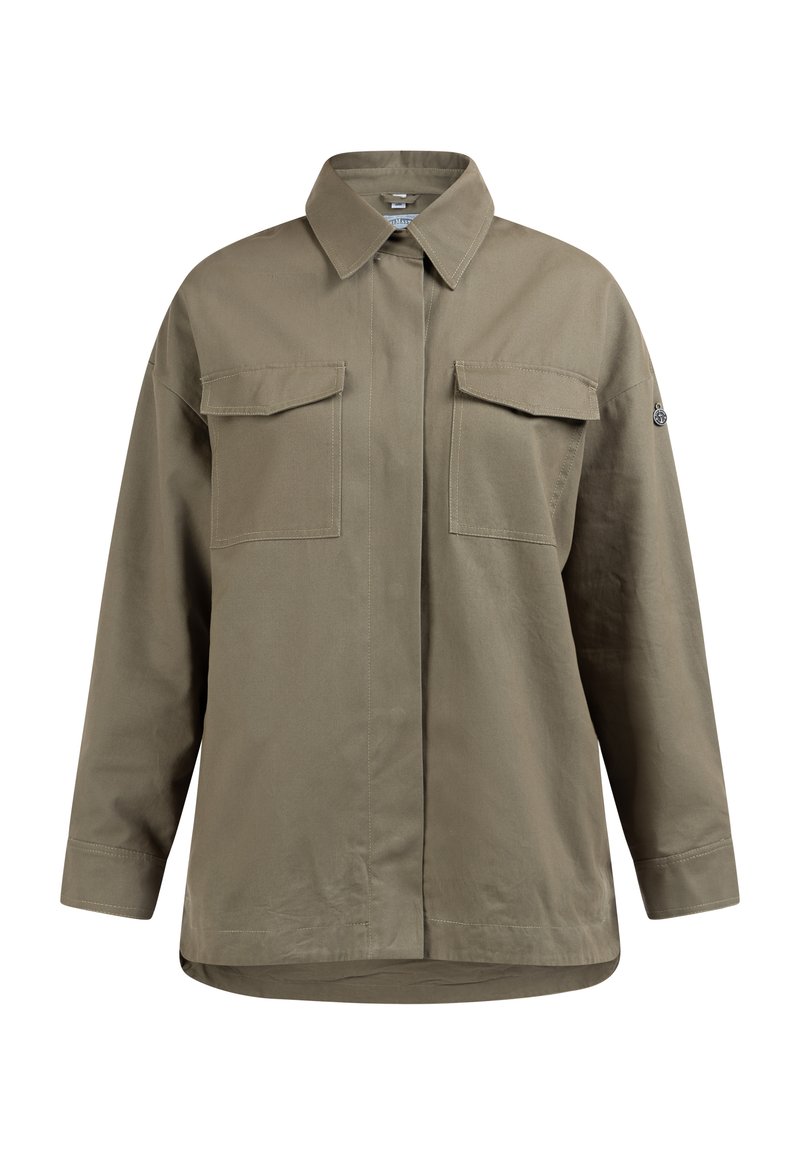 dreimaster Lichte jas olijfgroen