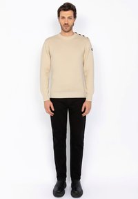 Schott ARMY CREWNECK  - Maglione - blanc cassé