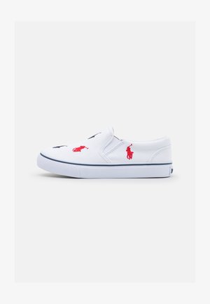 KEATON UNISEX - Sneakers laag - white/navy/red