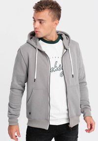 Ombre SSBZ-0118 - Mikina na zip - grey