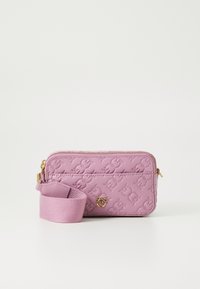 CAMERA BAG MINI NASTRO LOGO  - Geantă crossbody - purple city of lilac/antique gold-coloured