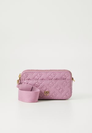 CAMERA BAG MINI NASTRO LOGO  - Skulderveske - purple city of lilac/antique gold-coloured
