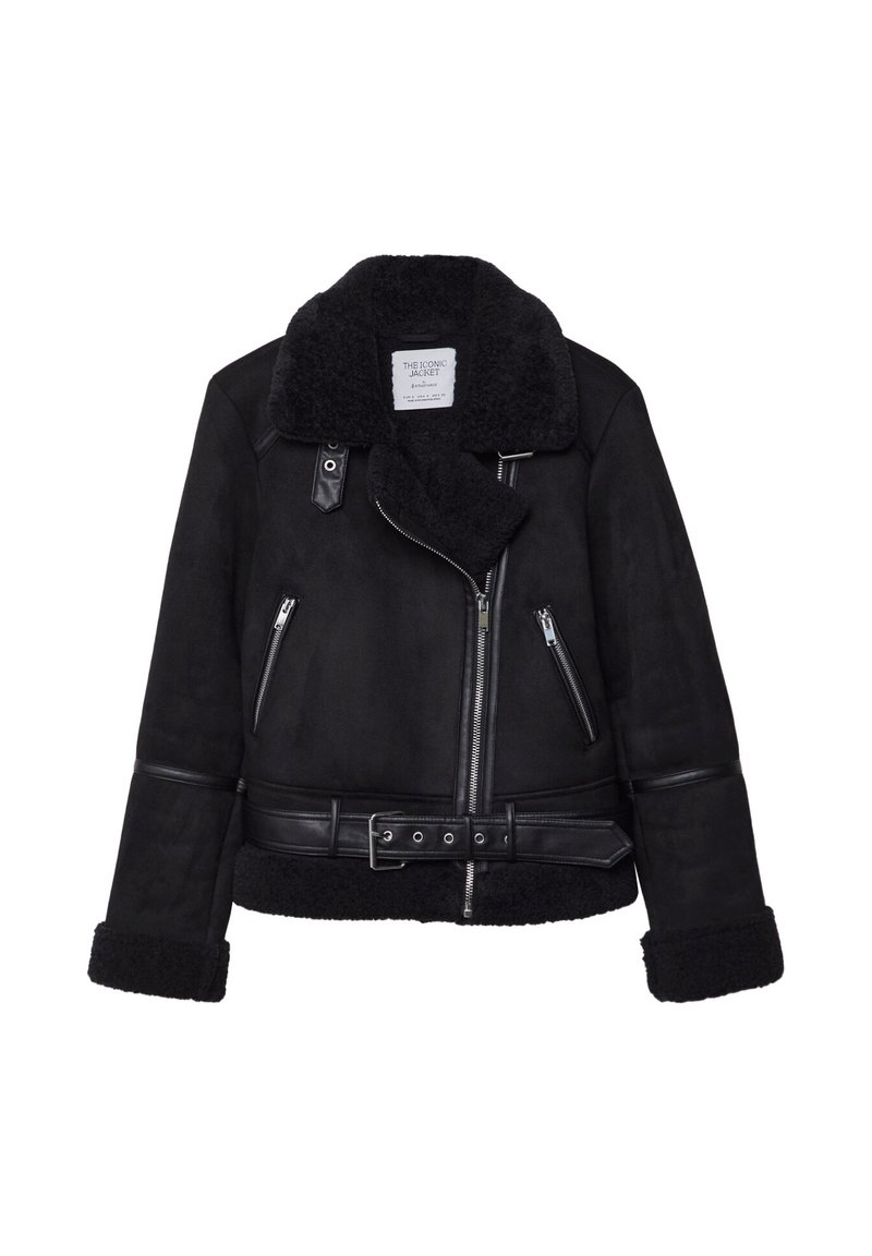 Zalando Stradivarius Kunstlederjacke Fur Winter Jacket