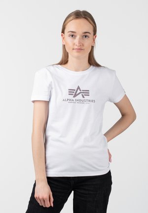 Alpha Industries NEW - Camiseta estampada - white