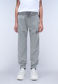 Napapijri CHAMOIS UNISEX - Träningsbyxor - medium grey melange